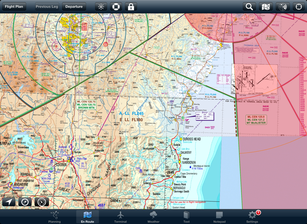 Australian Airspace Charts