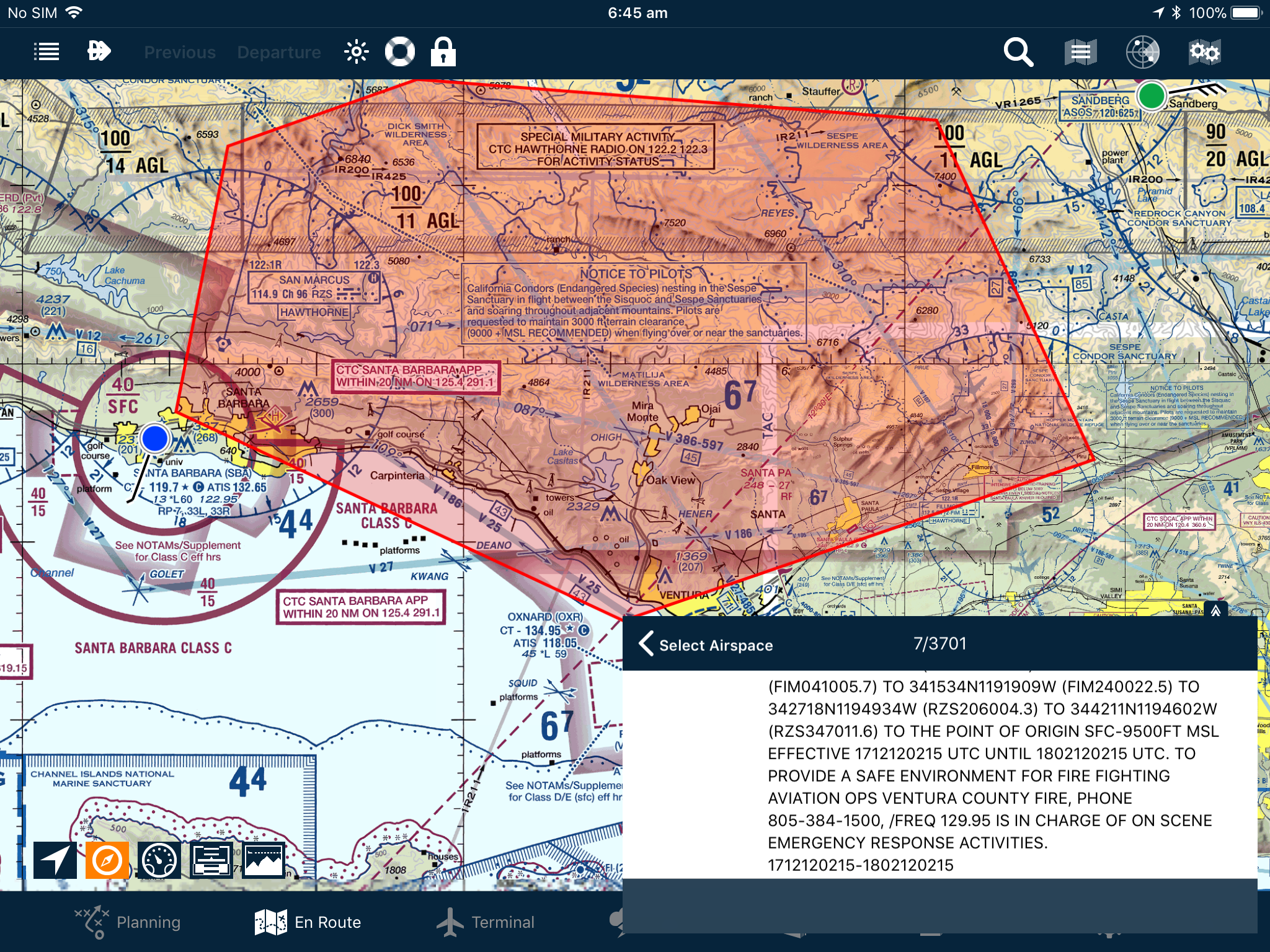 Wildfire TFR