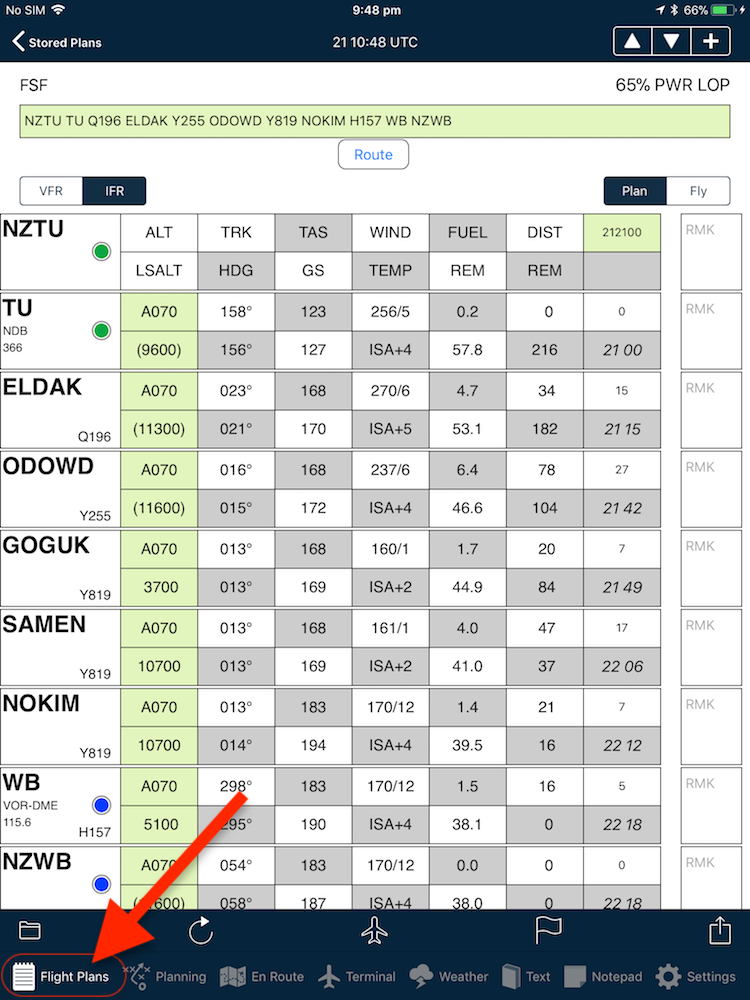 Flight Plans